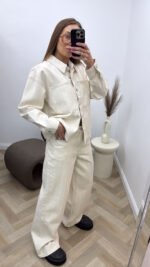 Šviesus denim švarkas - Image 3