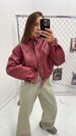 dirbtinės odos striukė