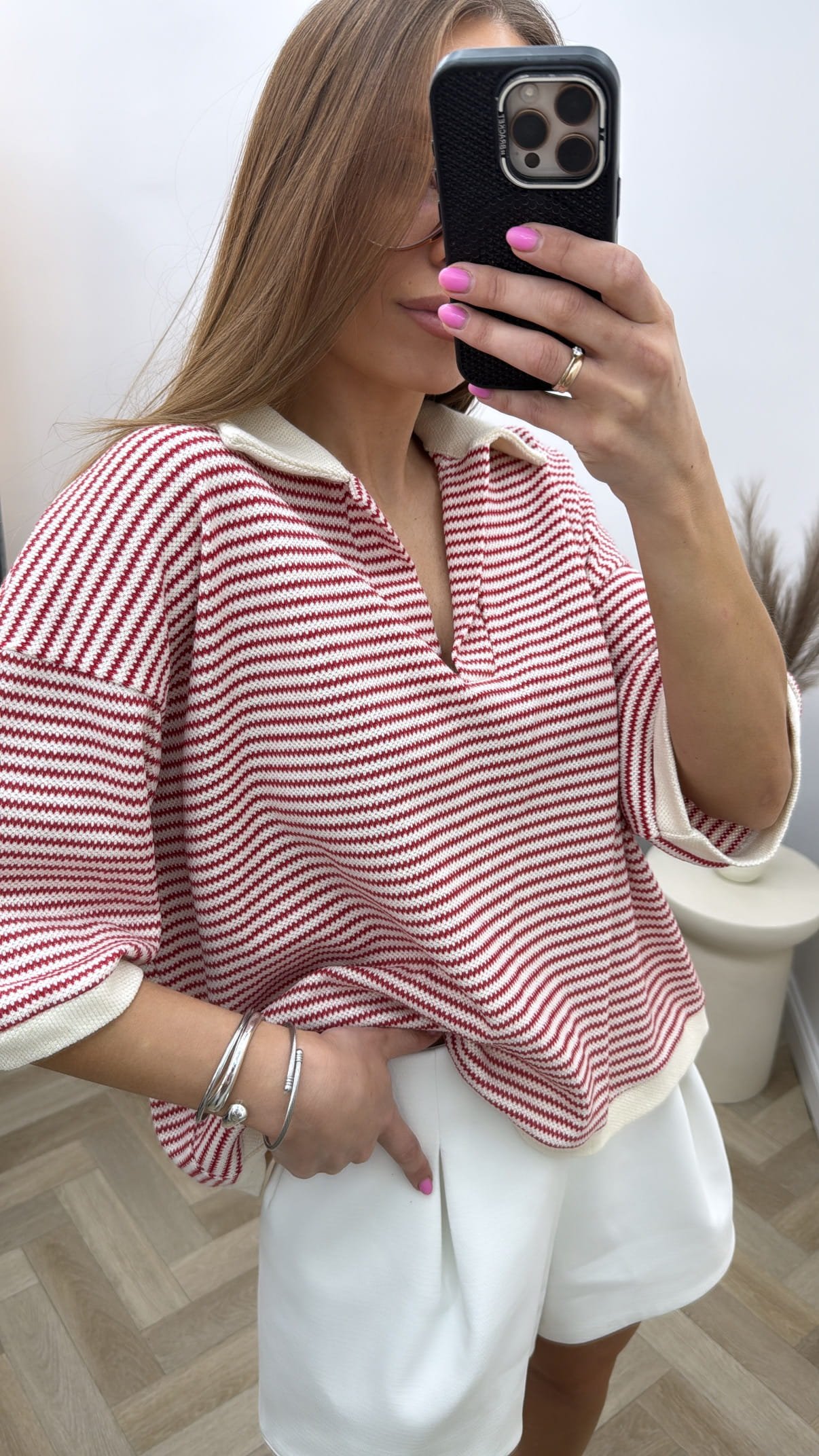 765F5834-A7A1-498D-8C22-A35C8F7D95E7 Dryžuotas Pollo megztinis - Image 1