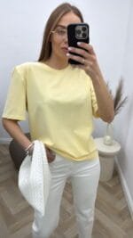 Marškinėliai Light Yellow