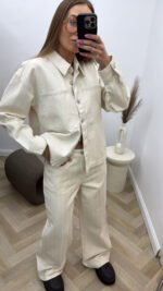 Šviesus denim švarkas - Image 2