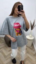 Marškinėliai Grey Teddy - Image 2