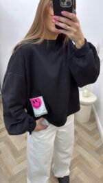 Oversize džemperis black - Image 2