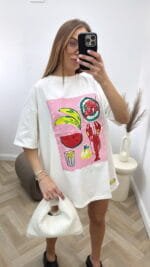 Marškinėliai Long Print