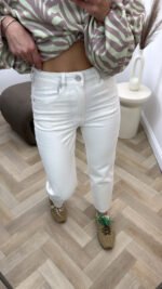 Džinsai Mom Fit White - Image 2