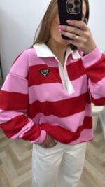 Rožinis Pollo džemperis