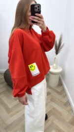 Oversize džemperis orange - Image 2