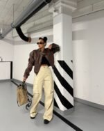 Kelnės Cargo Beige - Image 2