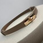 Natūralios odos dirželis Gold