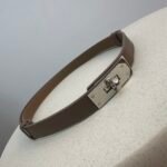 Natūralios odos dirželis Silver