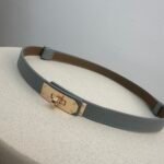 Natūralios odos dirželis Gold