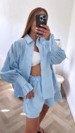 Lininis Kostiumėlis Blue - Image 4