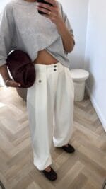 Kelnės Pocket White