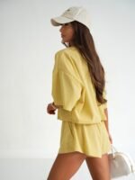 Laisvalaikio kostiumas Velvet Yellow