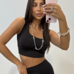 Crop Top premium black