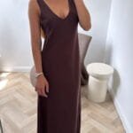 Suknelė Maxi Brown