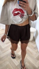 Šortai Lace Brown - Image 2