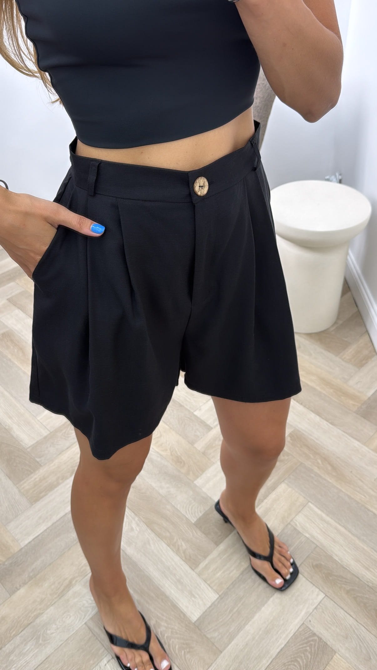 FWZX9830 Šortai Breeze Black - Image 1