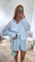 Lininiai marškiniai Blue - Image 2
