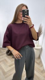 Burgundy marškinėliai - Image 2
