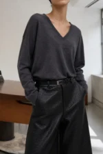 Megztinis Wool Grey