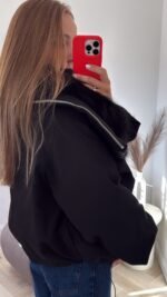 Pūkinė striukė Black - Image 3