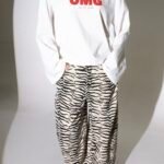 Kelnės Zebra Velvet